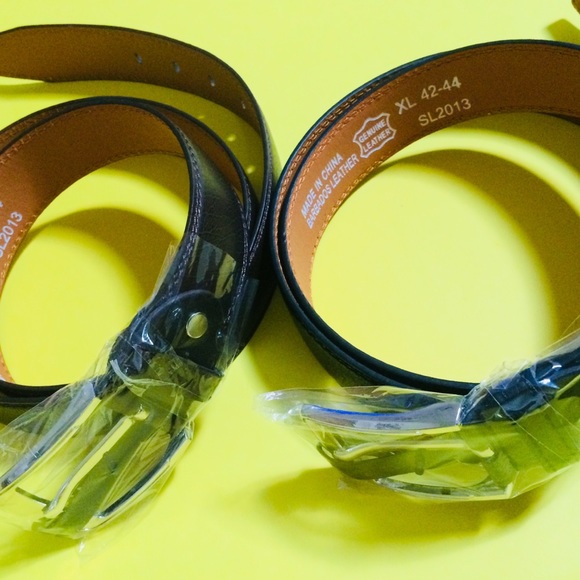 🆕Men’s Genuine Leather Belts SzXL (42-44) lot of2 - Picture 7 of 7